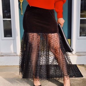 Black Mermaid Skirt